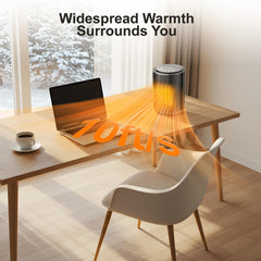 KISSAIR Space Heater 1500W PTC heating element
