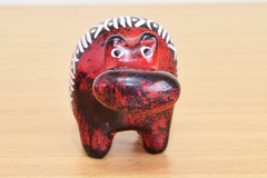Kisii stone hippo sculpture carved by artisans