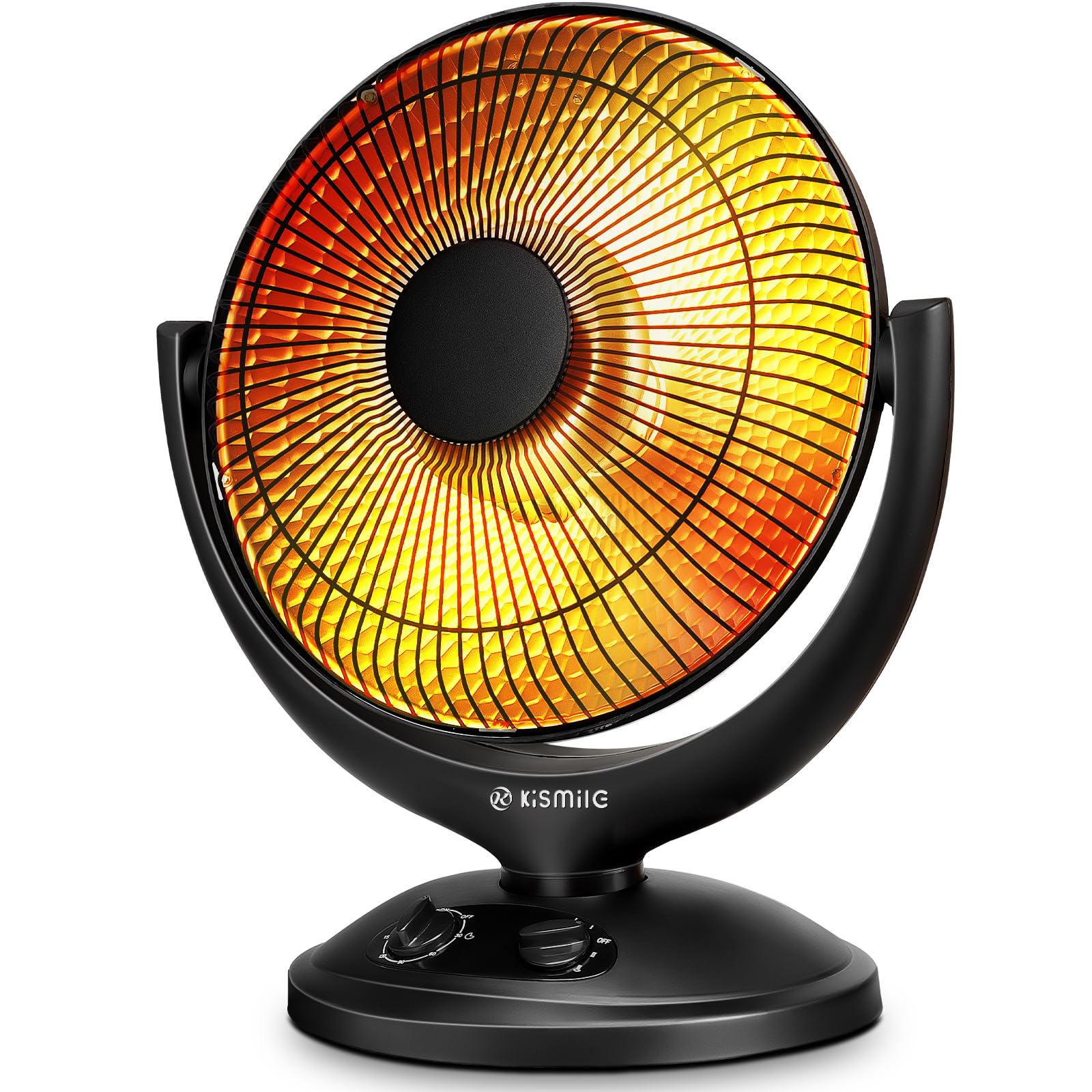 Kismile oscillating parabolic space heater indoor use