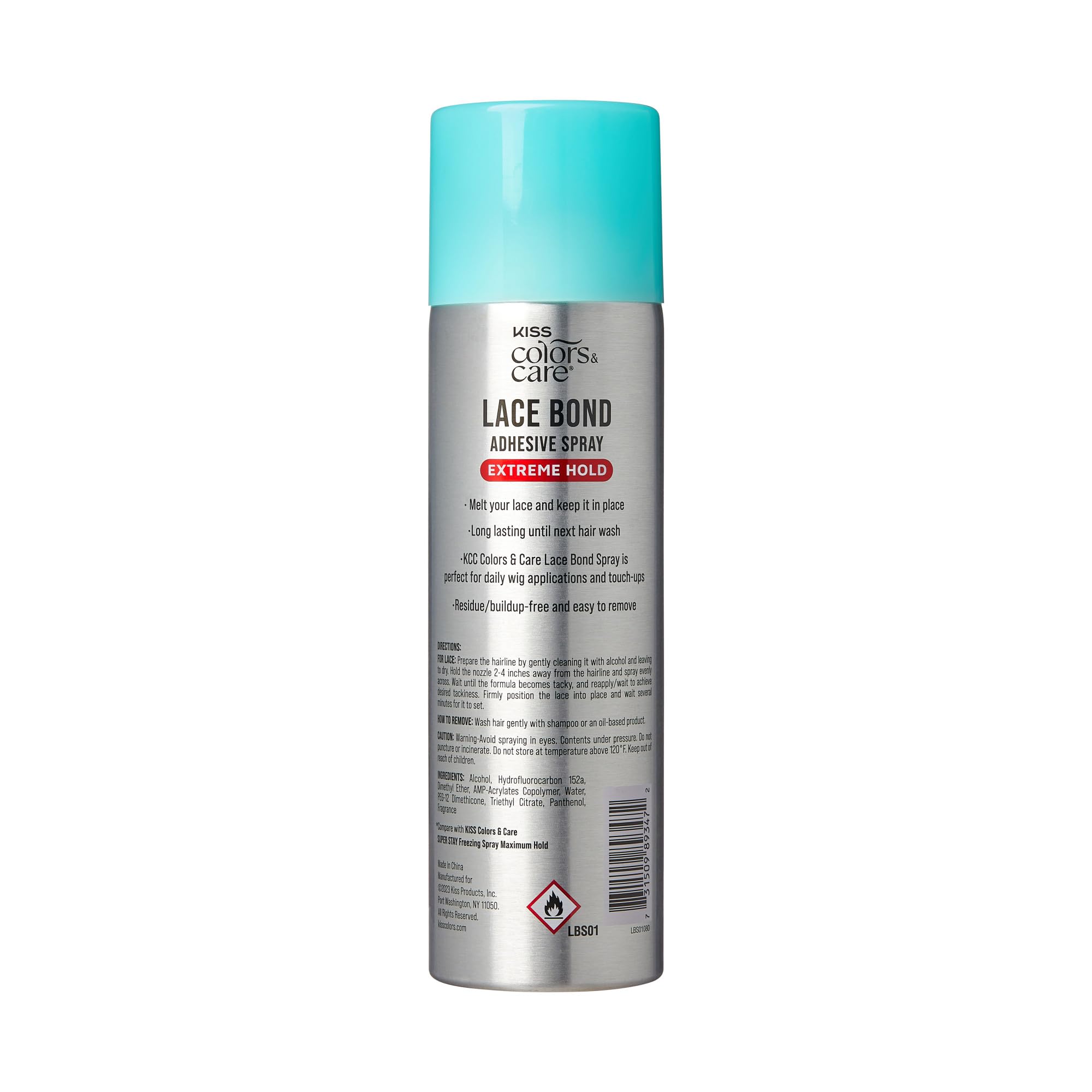 Kiss Colors & Care lace bond adhesive product packaging