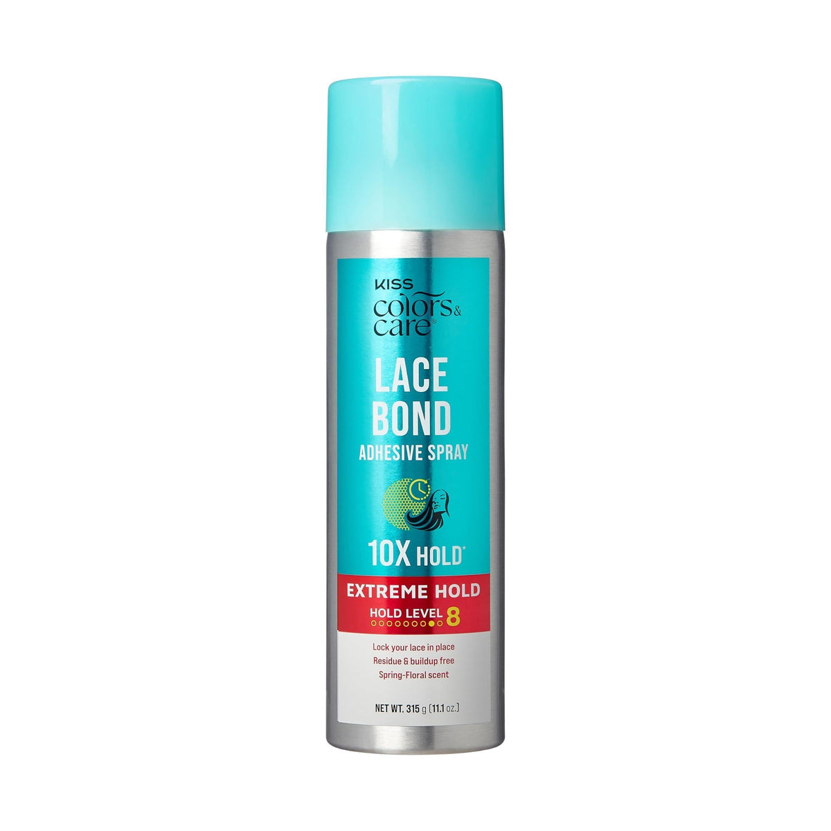 KISS Colors & Care Lace Bond Adhesive Spray extreme hold bottle