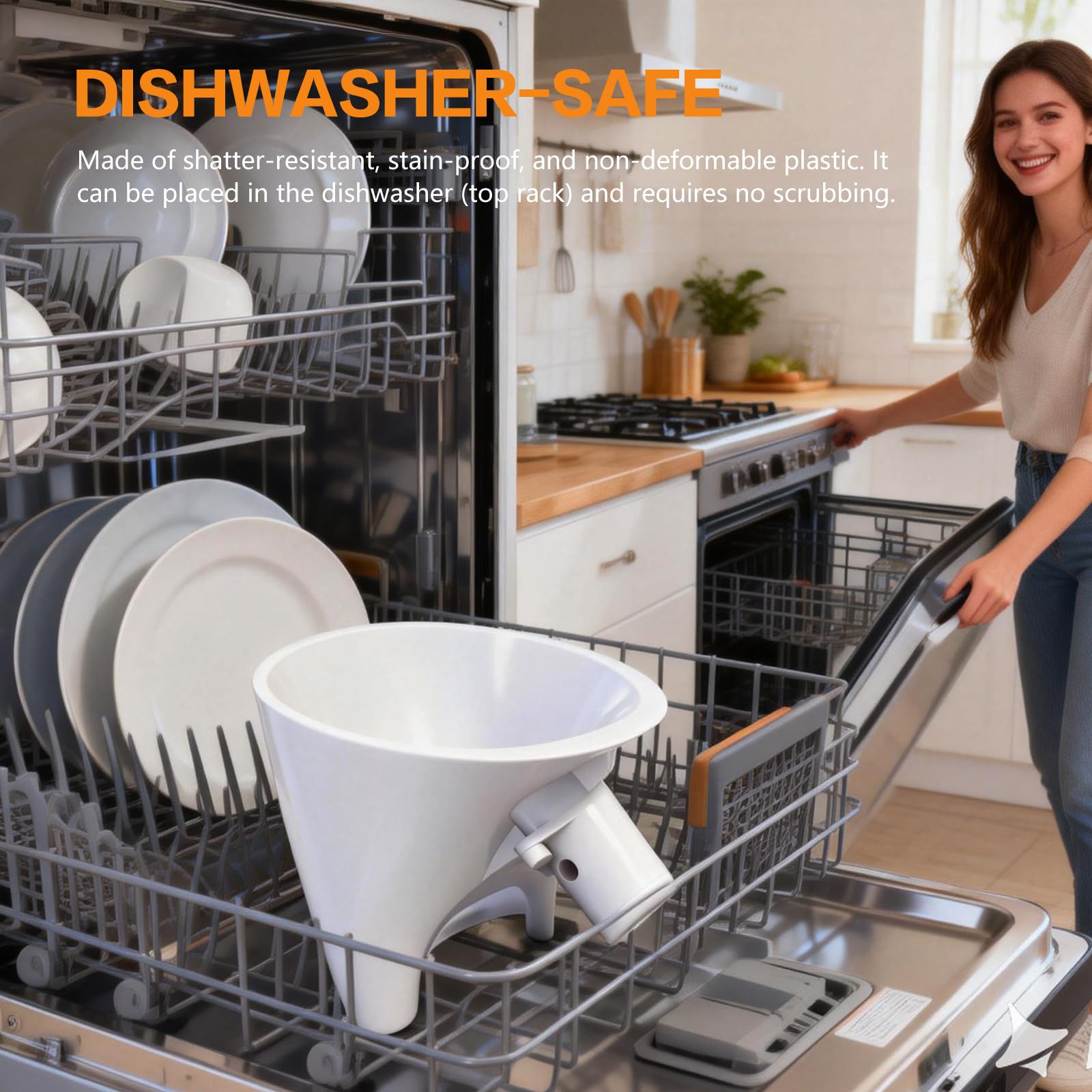 Kitchen Aid stand mixer accessory flour funnel