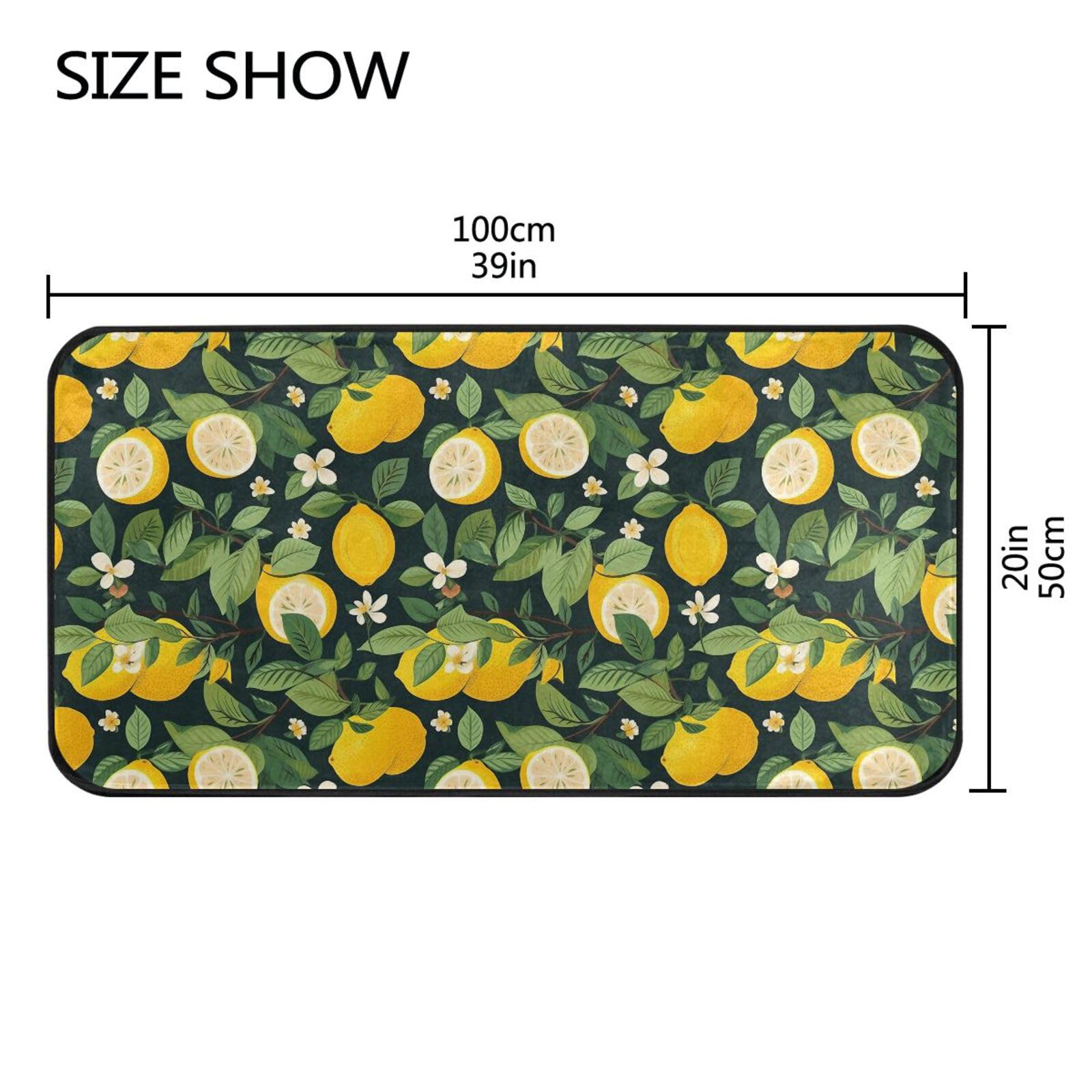 ALAZA kitchen mats used in kitchen and bathroom setting