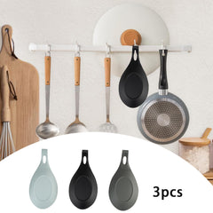 dishwasher safe silicone spoon rest for kitchen use