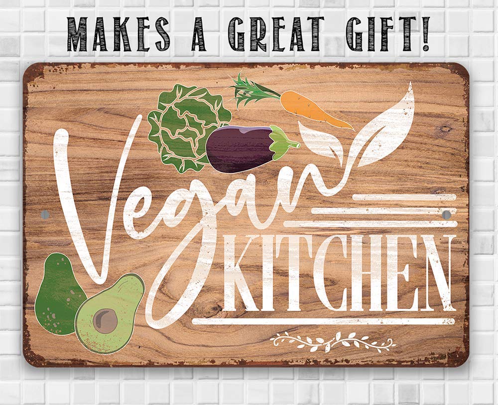 Farmhouse style kitchen wall decor metal sign
