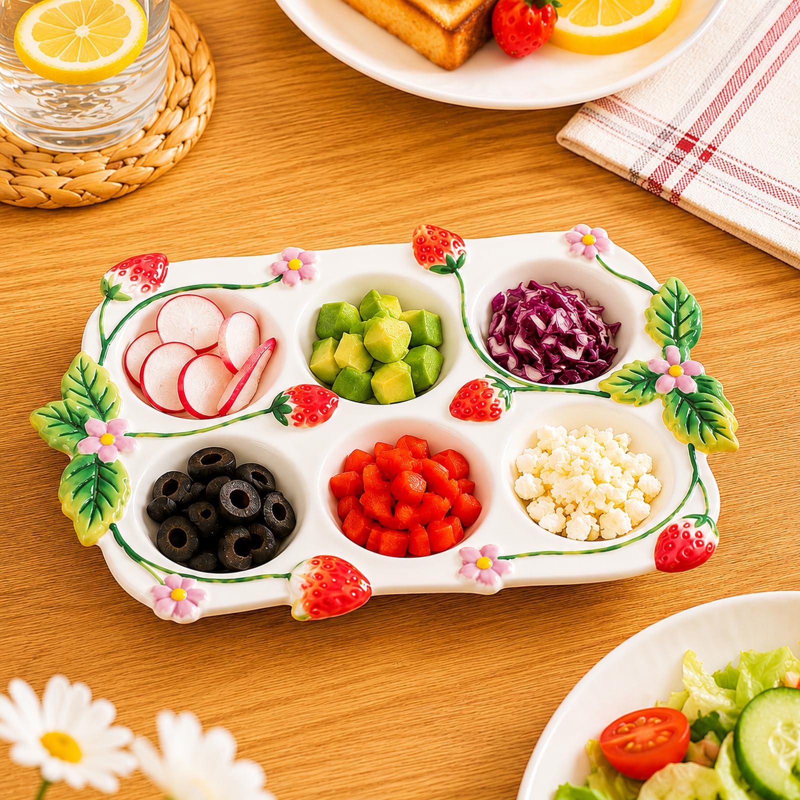 Deviled egg platter for dining and storage