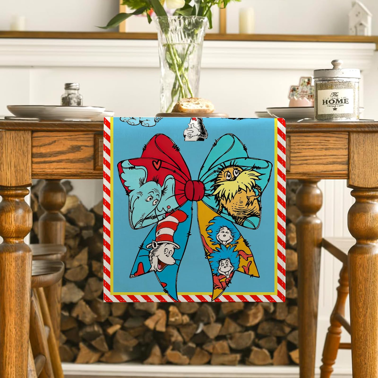 Table runner designed for 4 to 6 person dining table