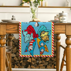Table runner designed for 4 to 6 person dining table