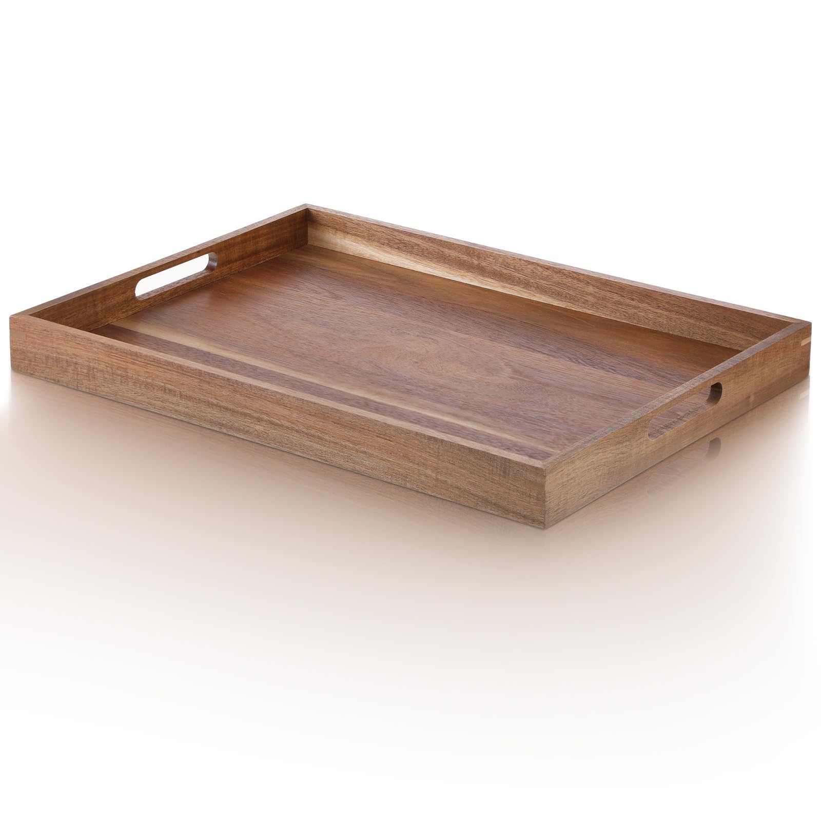 Large rectangular serving tray with smooth surface