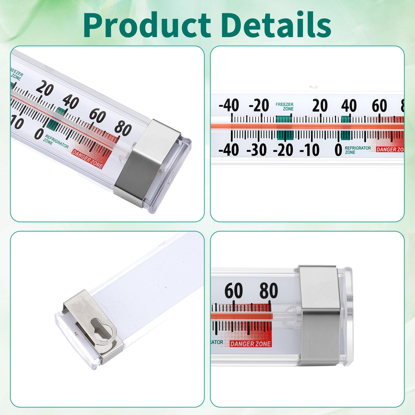 Waterproof and shatterproof thermometer suitable for cooler