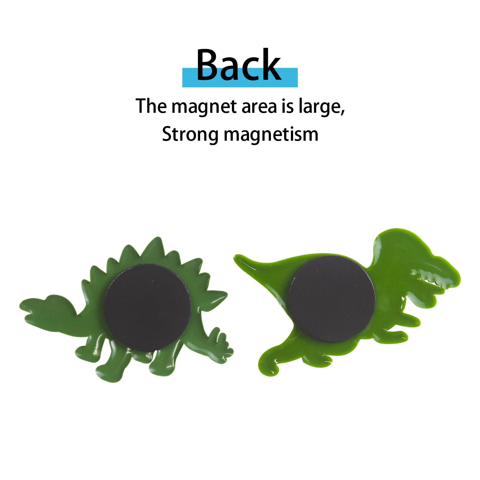 Kitchen fridge magnets dinosaur set