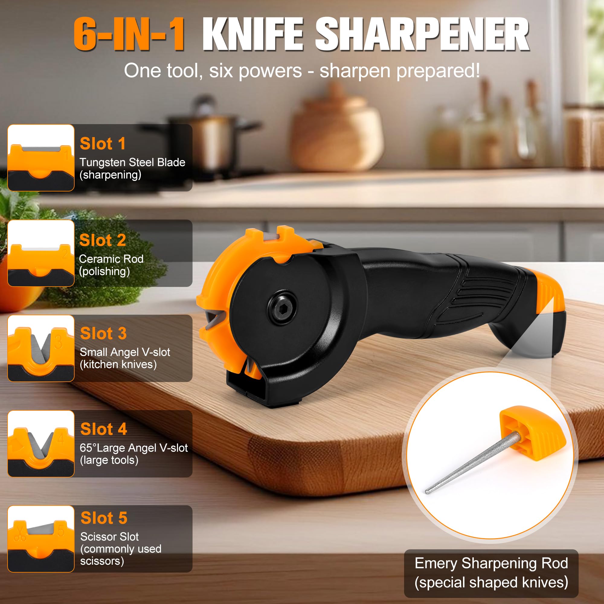 Compact portable design with non-slip grip