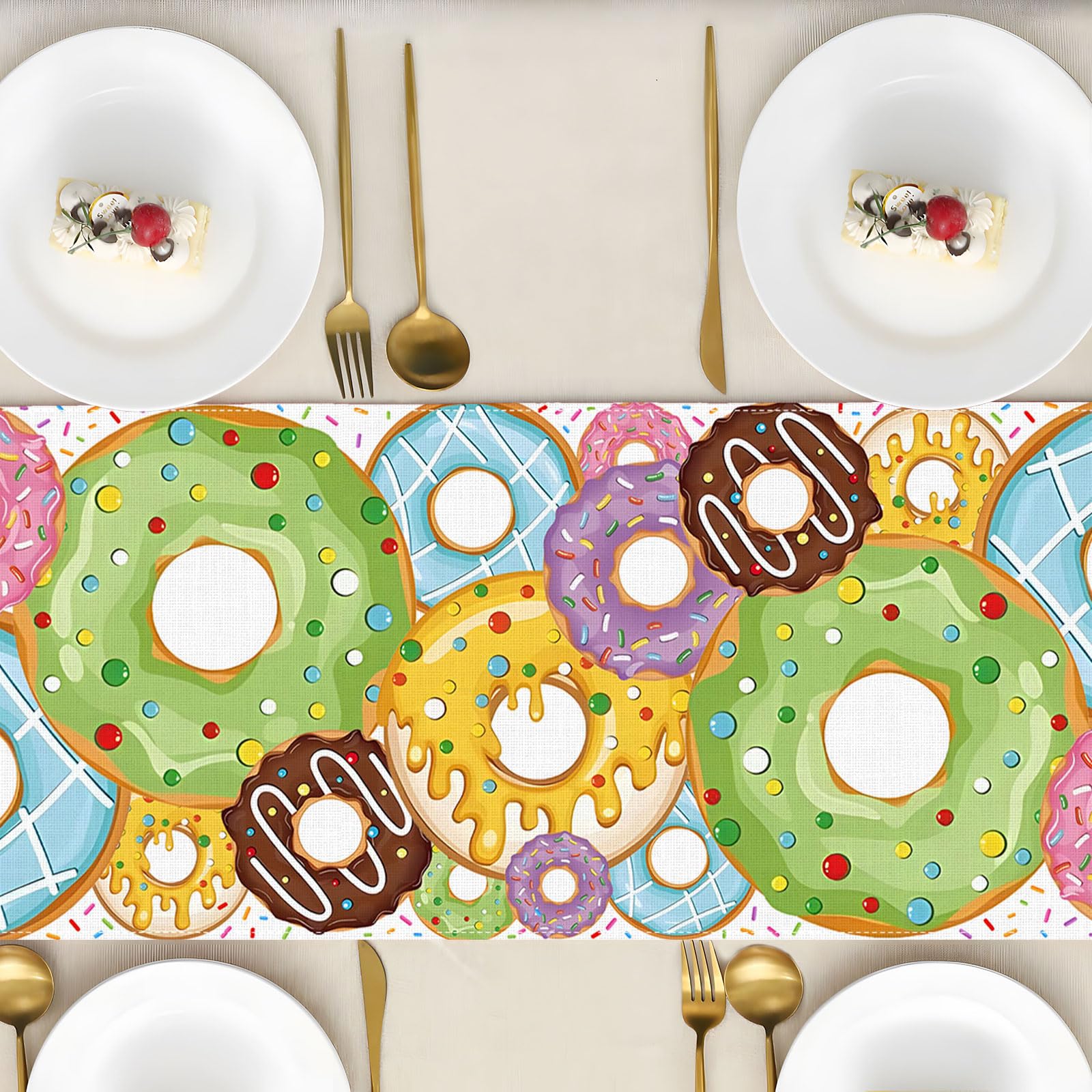 Kitchen island and camping decor table runner