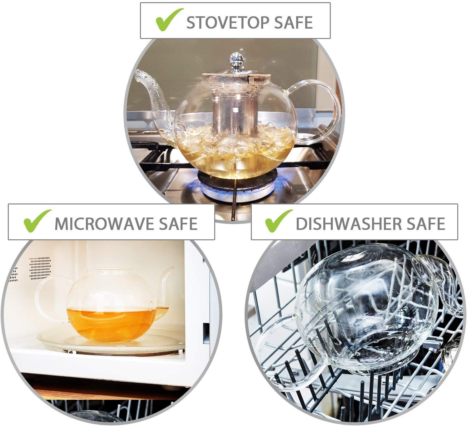Removable infuser for Kitchen Kite teapot set