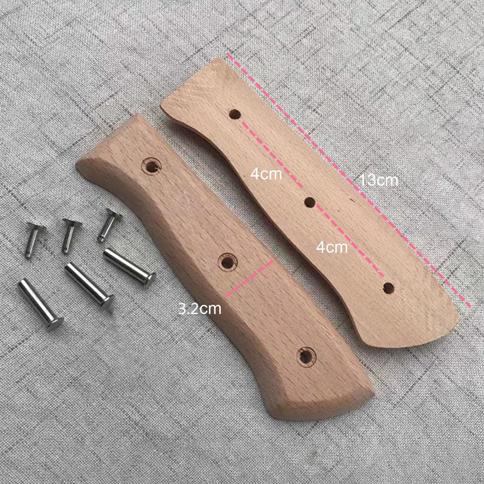 Qianly wooden handle for kitchen knife DIY