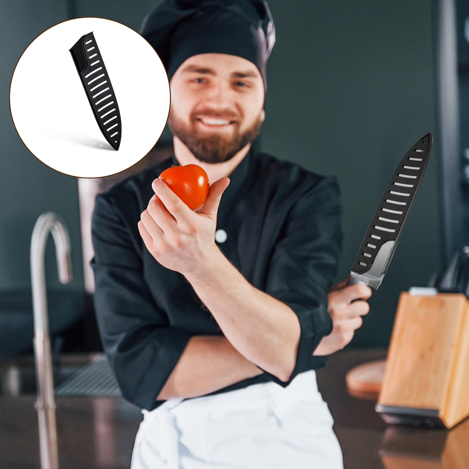 Durable PP plastic knife guard sleeve for storage
