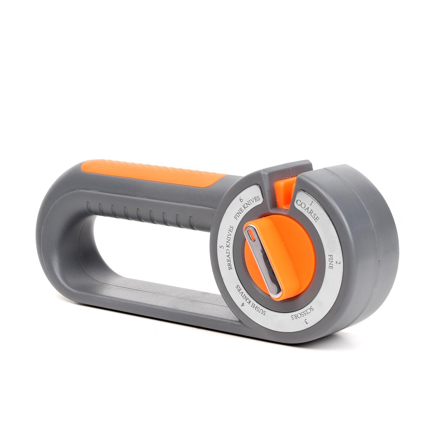 Kitchen knife sharpener 6 in 1 compact device