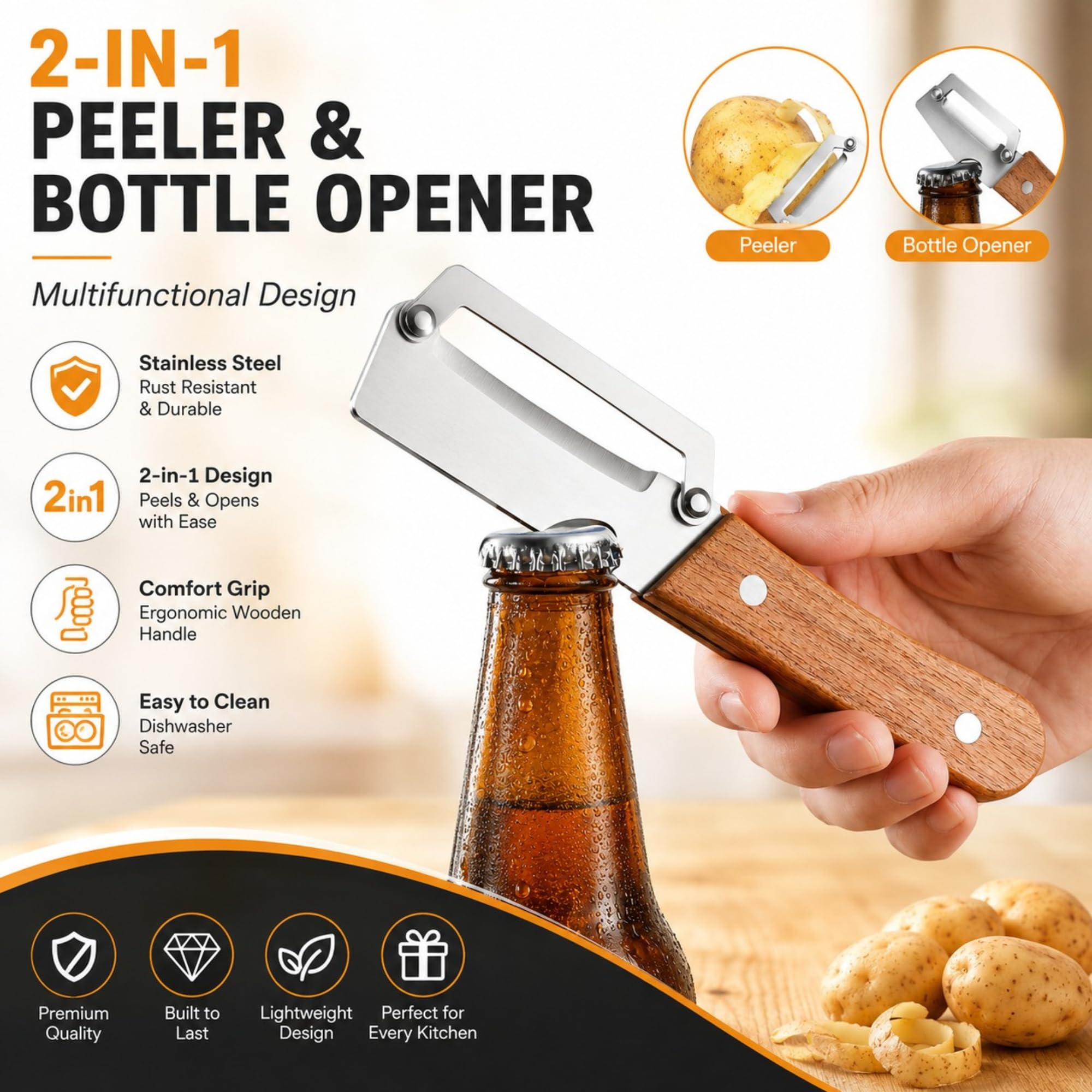 Kitchen master peeler for home cooks