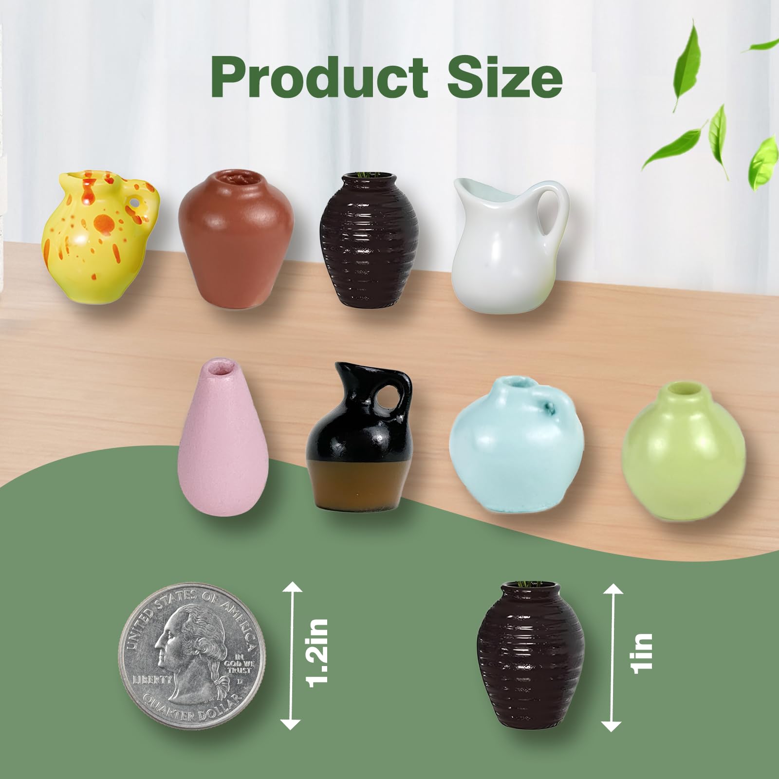 Vase magnets with flowers for notes and photos on magnetic surfaces