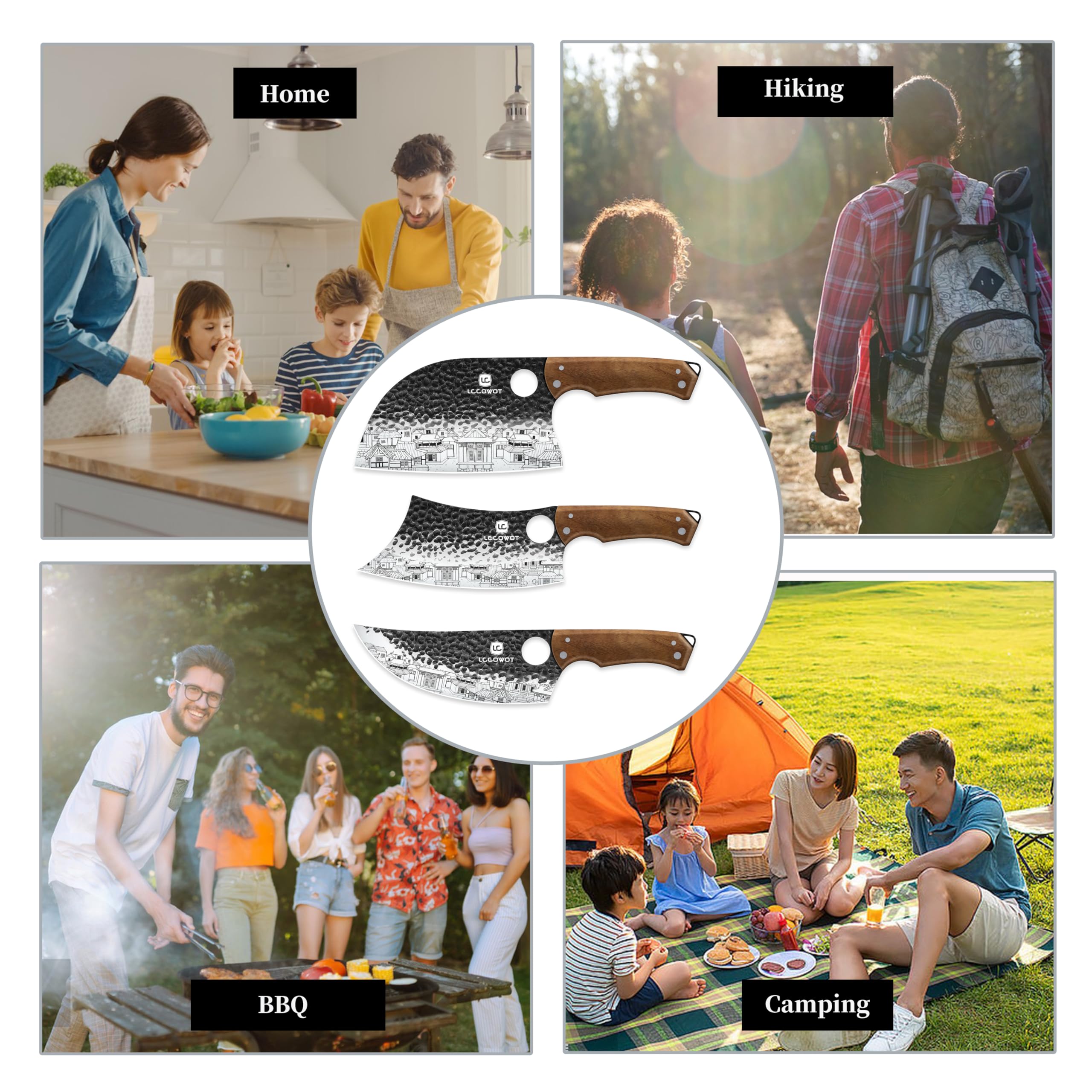 Indoor and outdoor cooking suitability for set