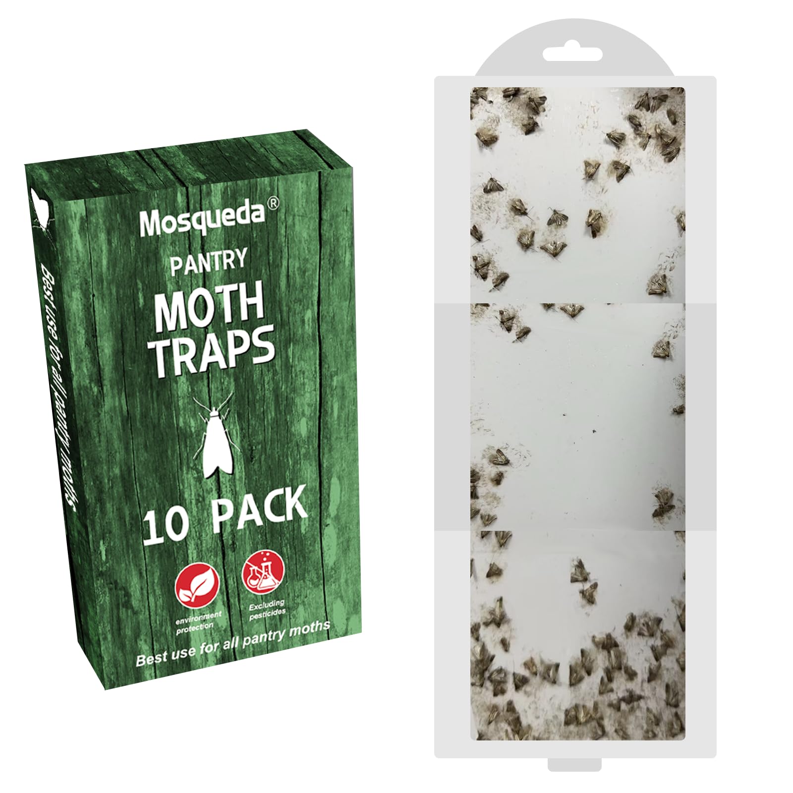 10-pack pantry moth pheromone traps for food storage