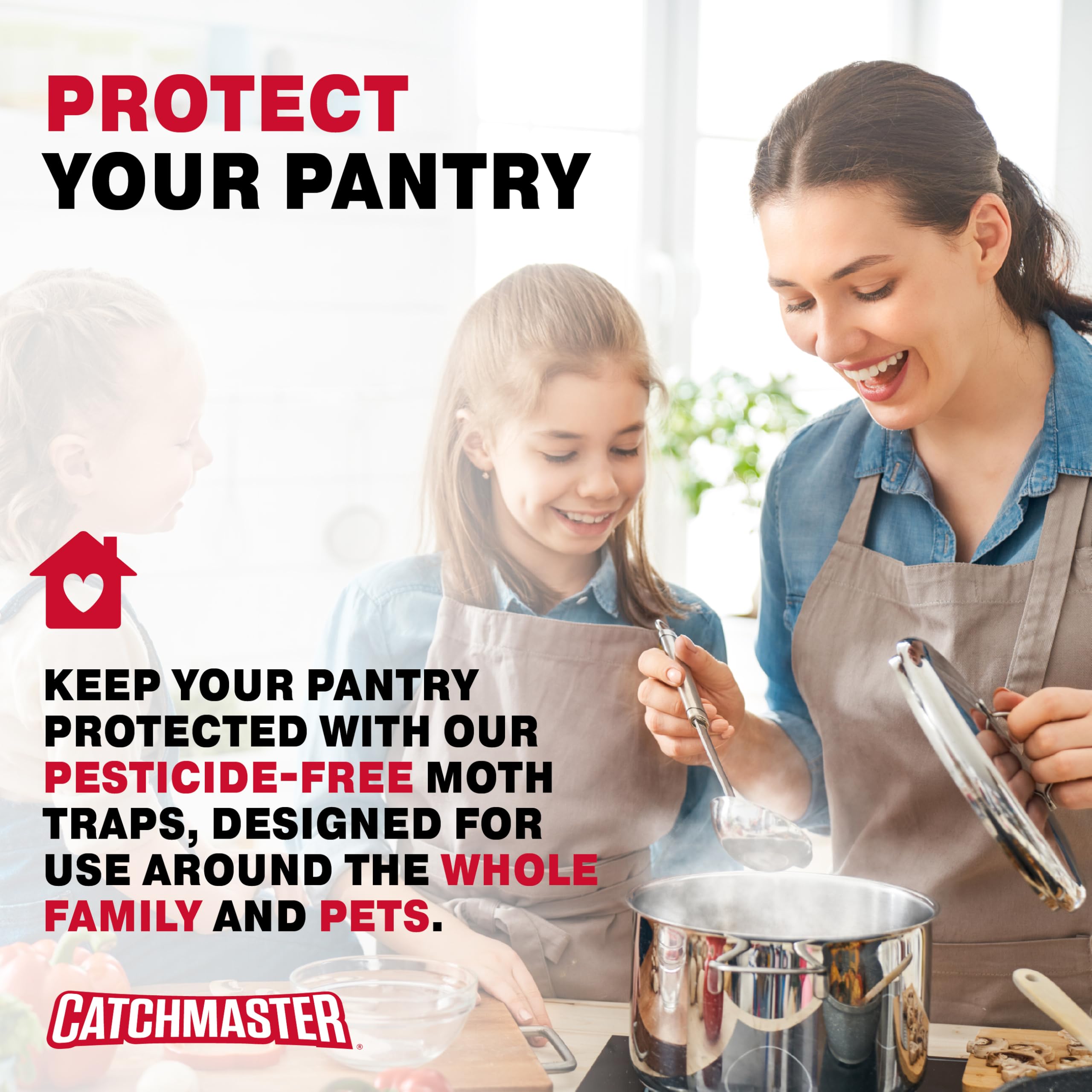 six-pack Catchmaster pantry pest traps in packaging