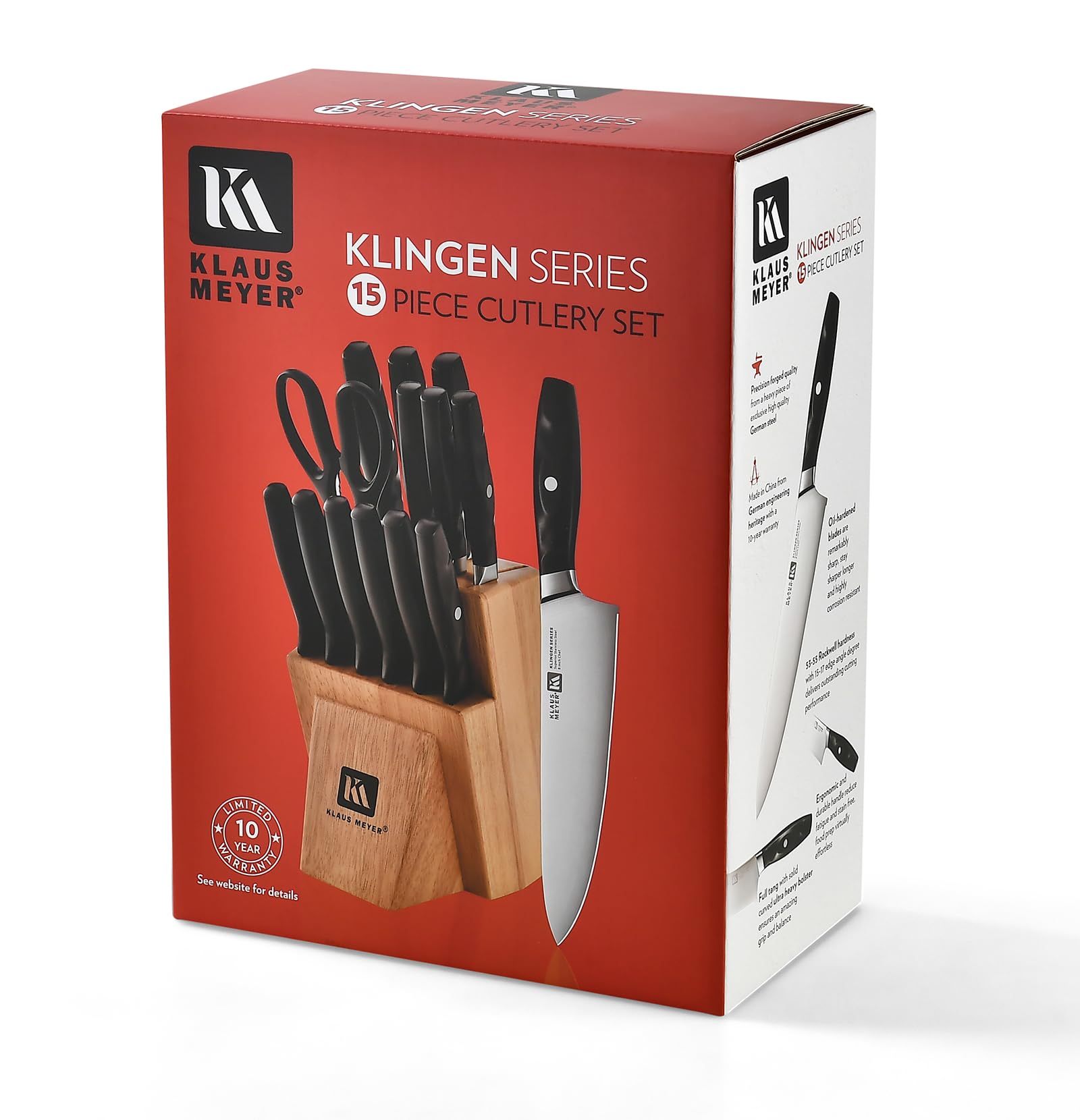 Klaus Meyer kitchen scissors and block