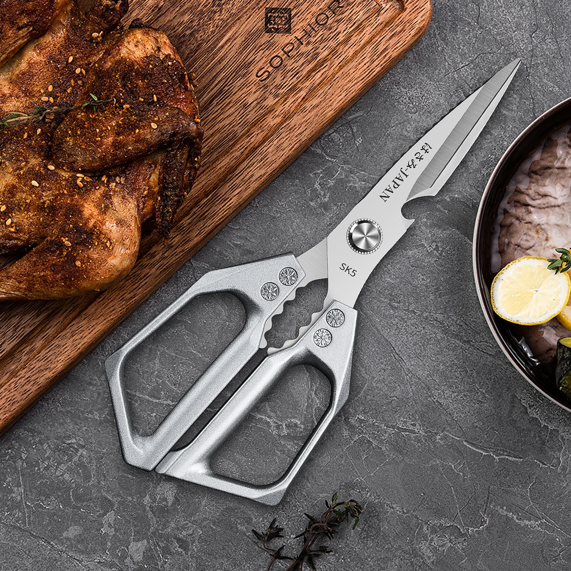Giftable kitchen scissors for food lovers product image