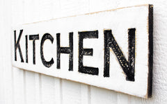 Kitchen Sign handmade in North Carolina for farmhouse decor