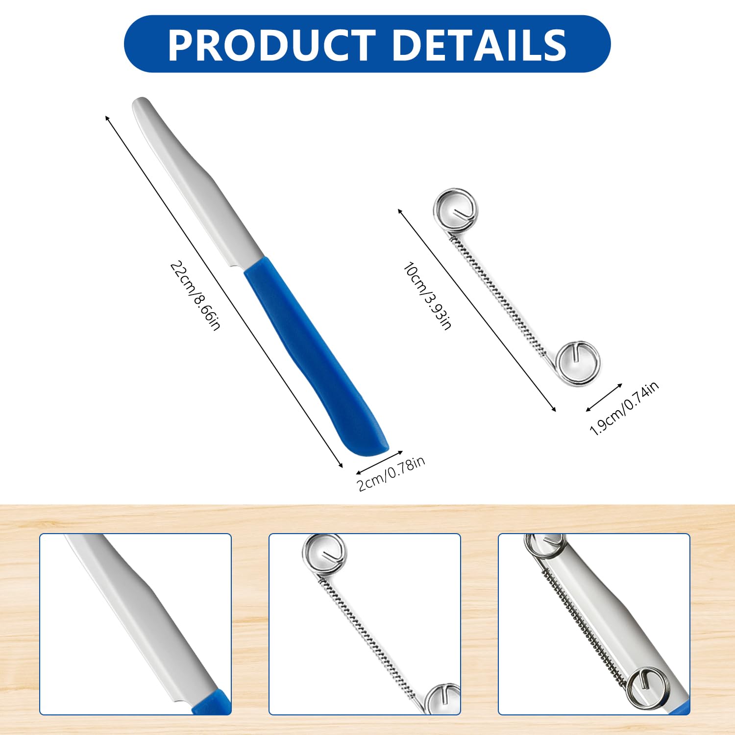 Two width levels adjustable on 3 in 1 knife