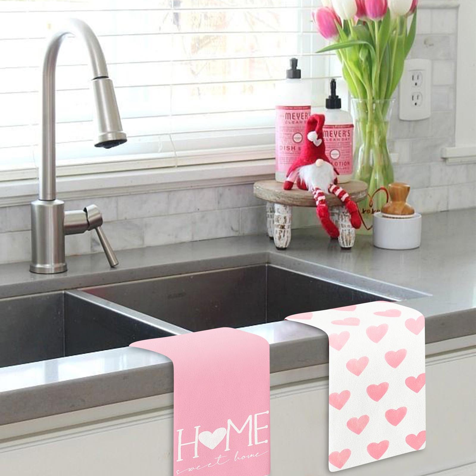 40x60 cm microfiber kitchen towel pair
