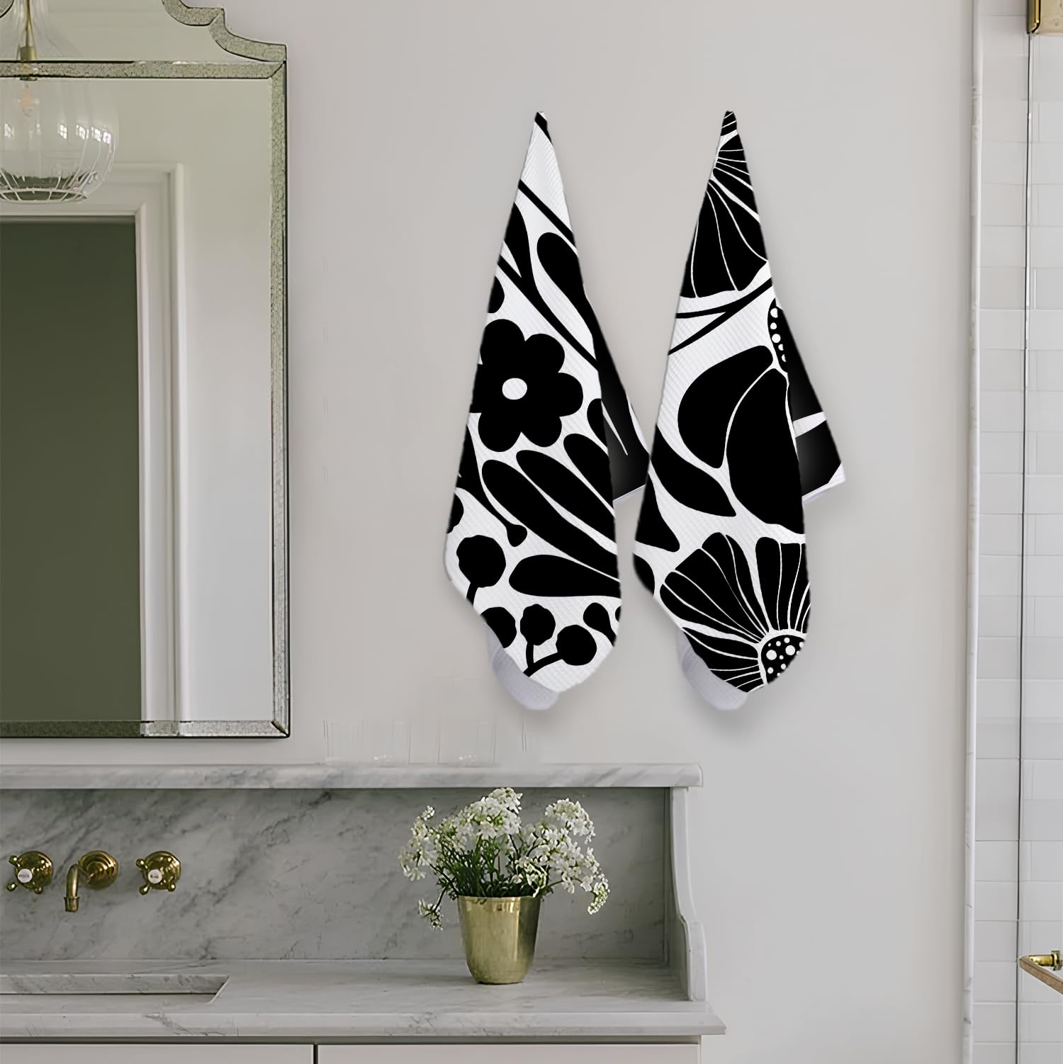 Multi-use 2-pack towels for kitchen and bathroom