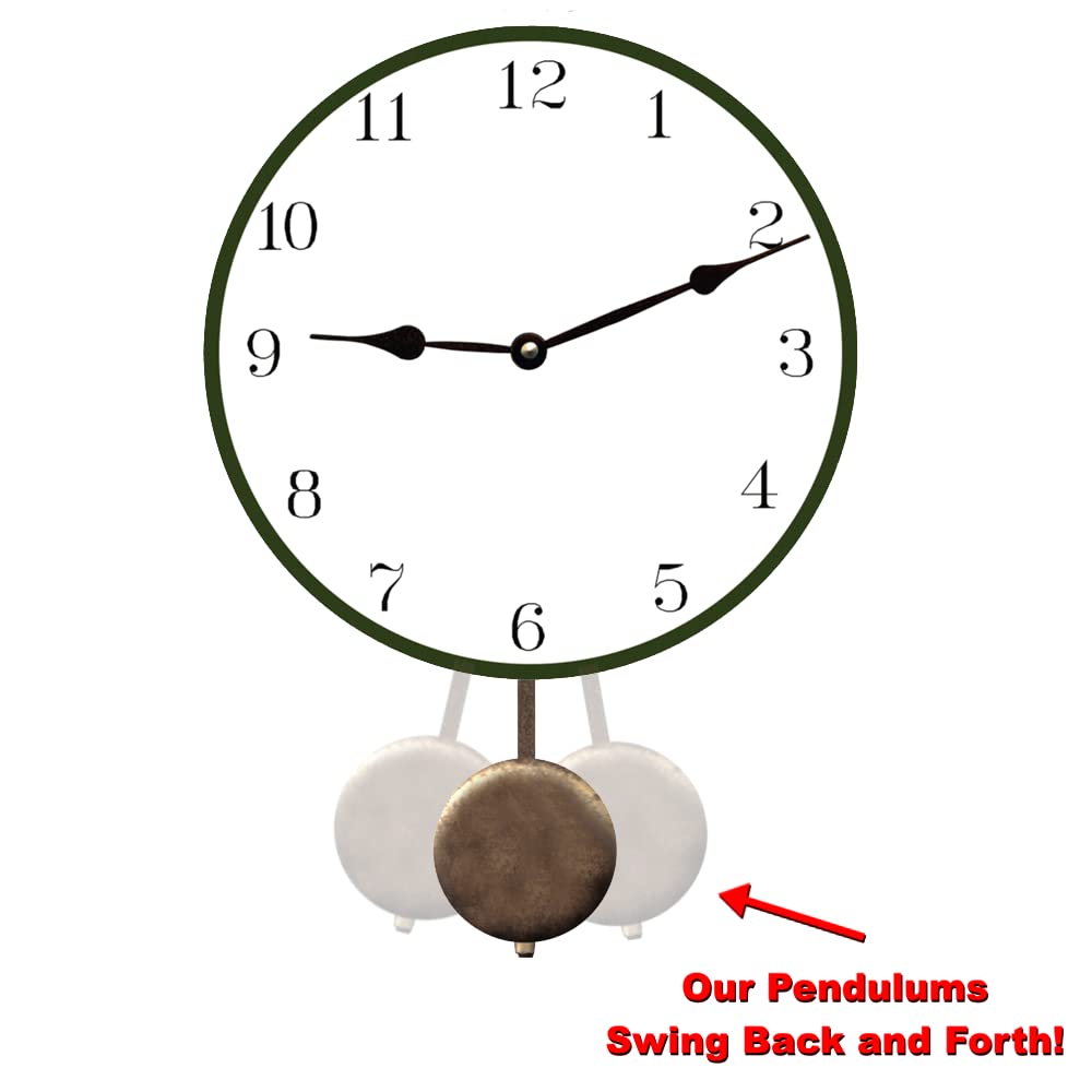 Home decor wall clock suited for kitchens