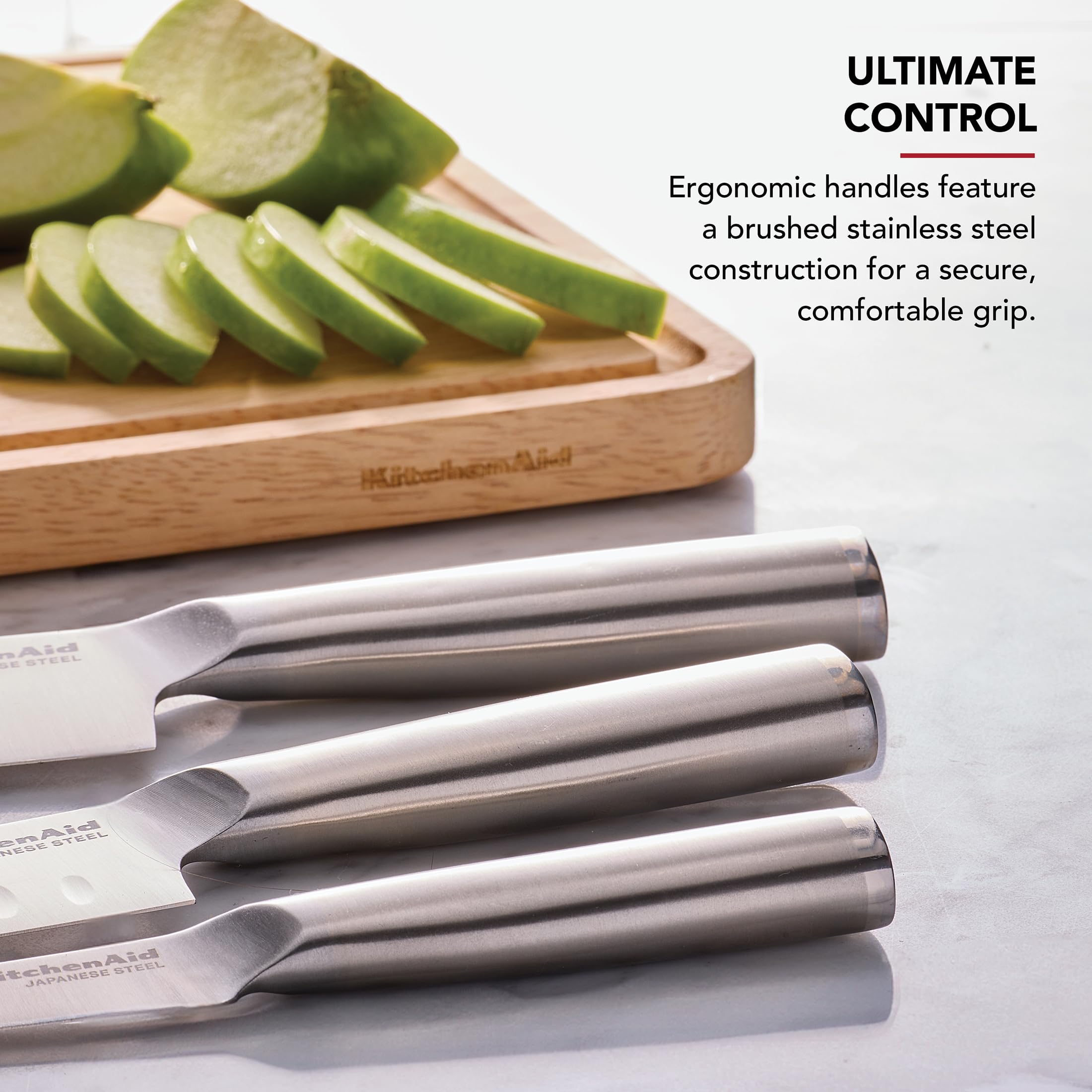 KitchenAid high carbon Japanese steel blades