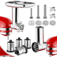 KitchenAid meat grinder attachment for stand mixer with 4 grinding plates