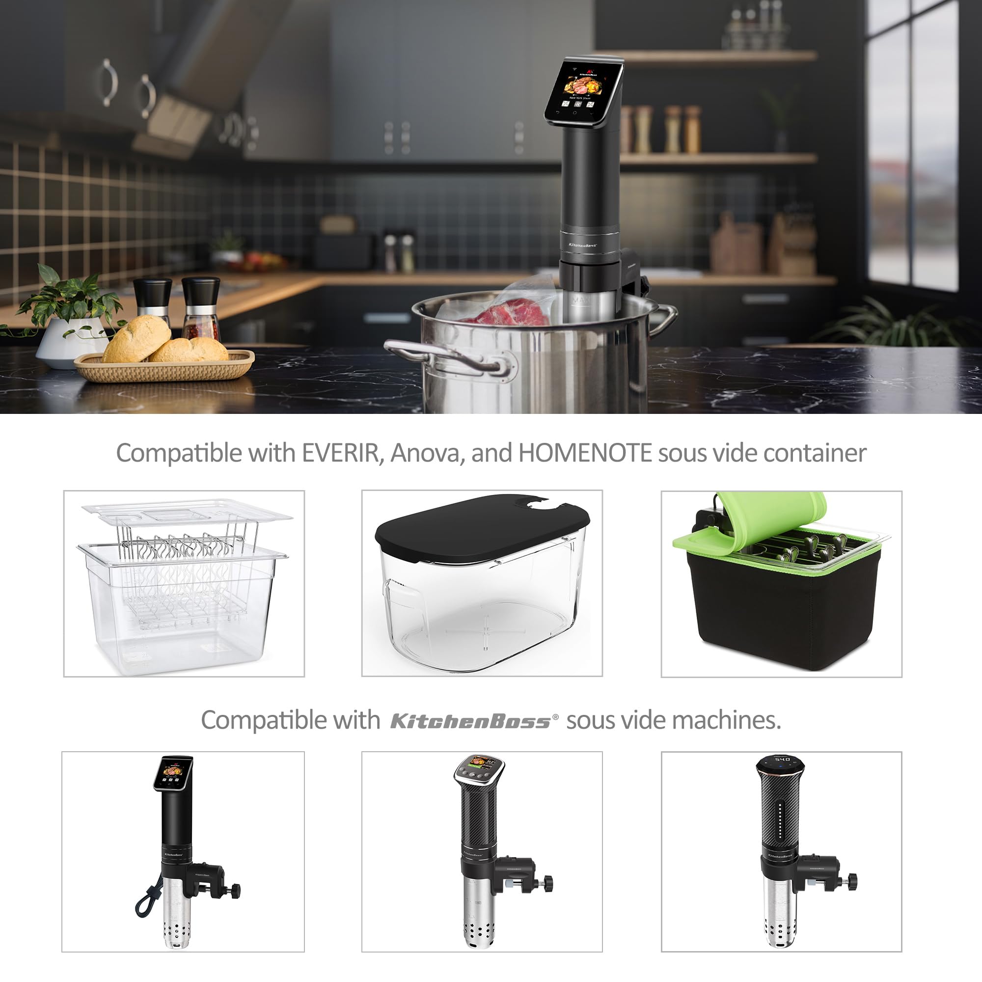 Pro tip BK300B clamp recommended if cooker diameter is under 2.2 inches