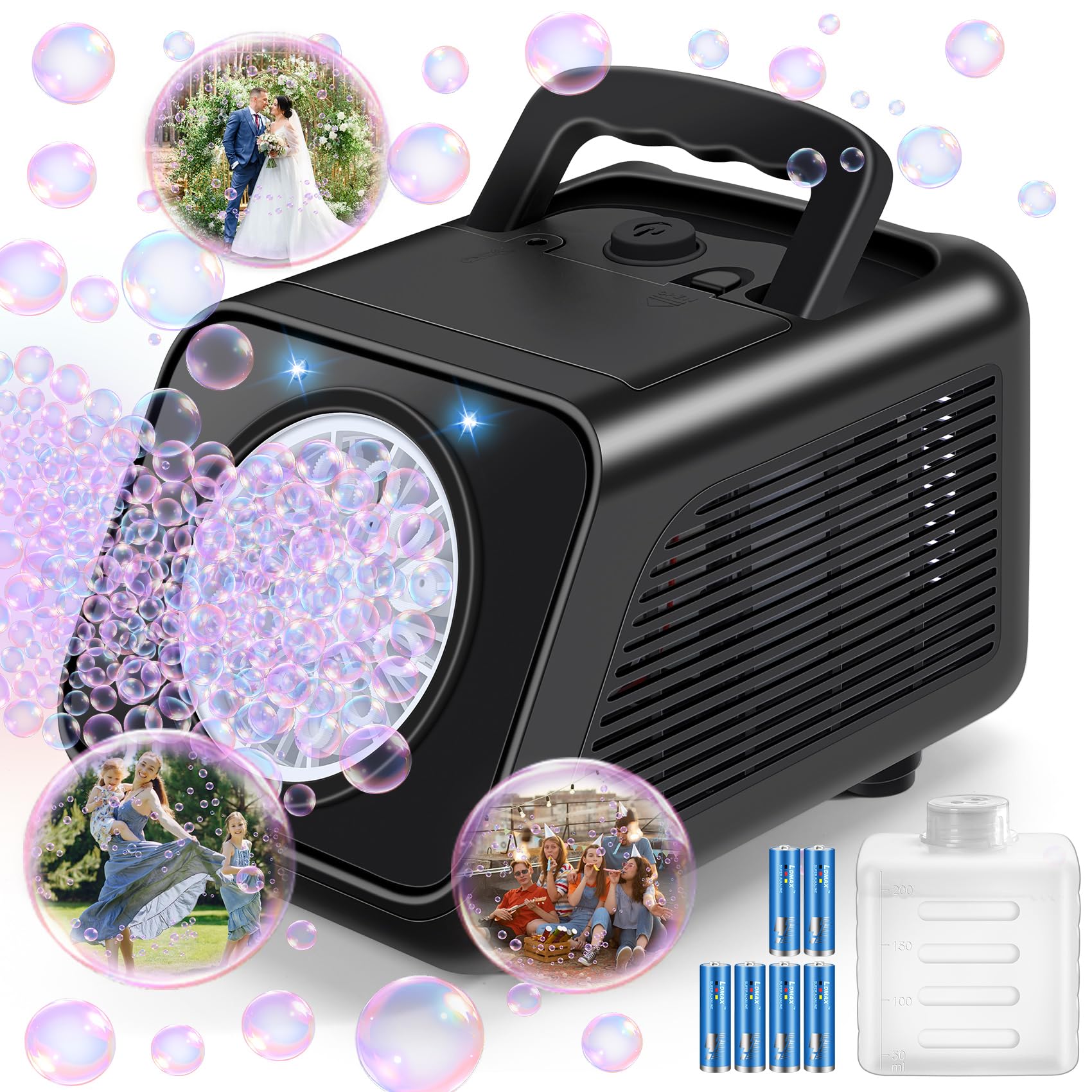 Kizmore bubble machine for kids outdoor use