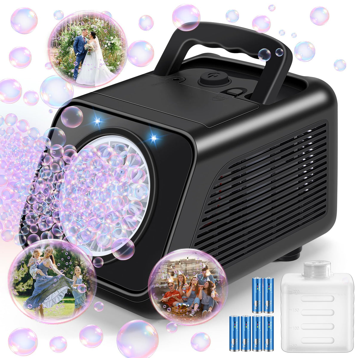 Kizmore bubble machine for kids outdoor use