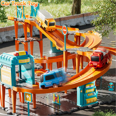 KIZONLY puzzle racer 4-tier tracks and 3 cars