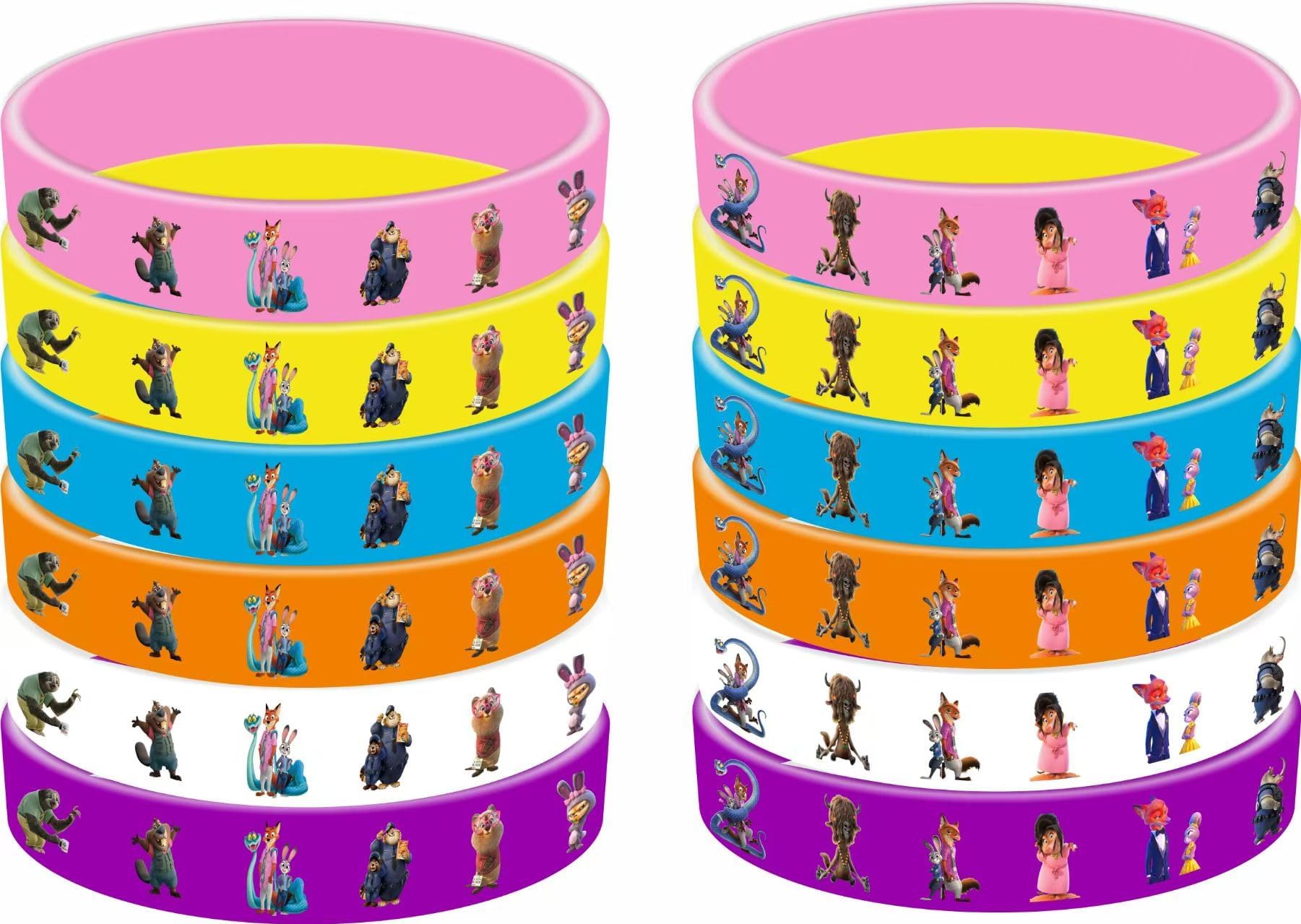 Bracelets from KKOND Zootopia2 birthday party set for kids