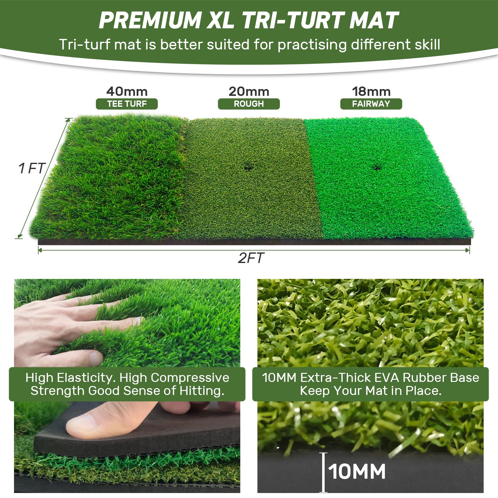 Carrying bag and ground stakes for easy setup of KLAODOT golf net