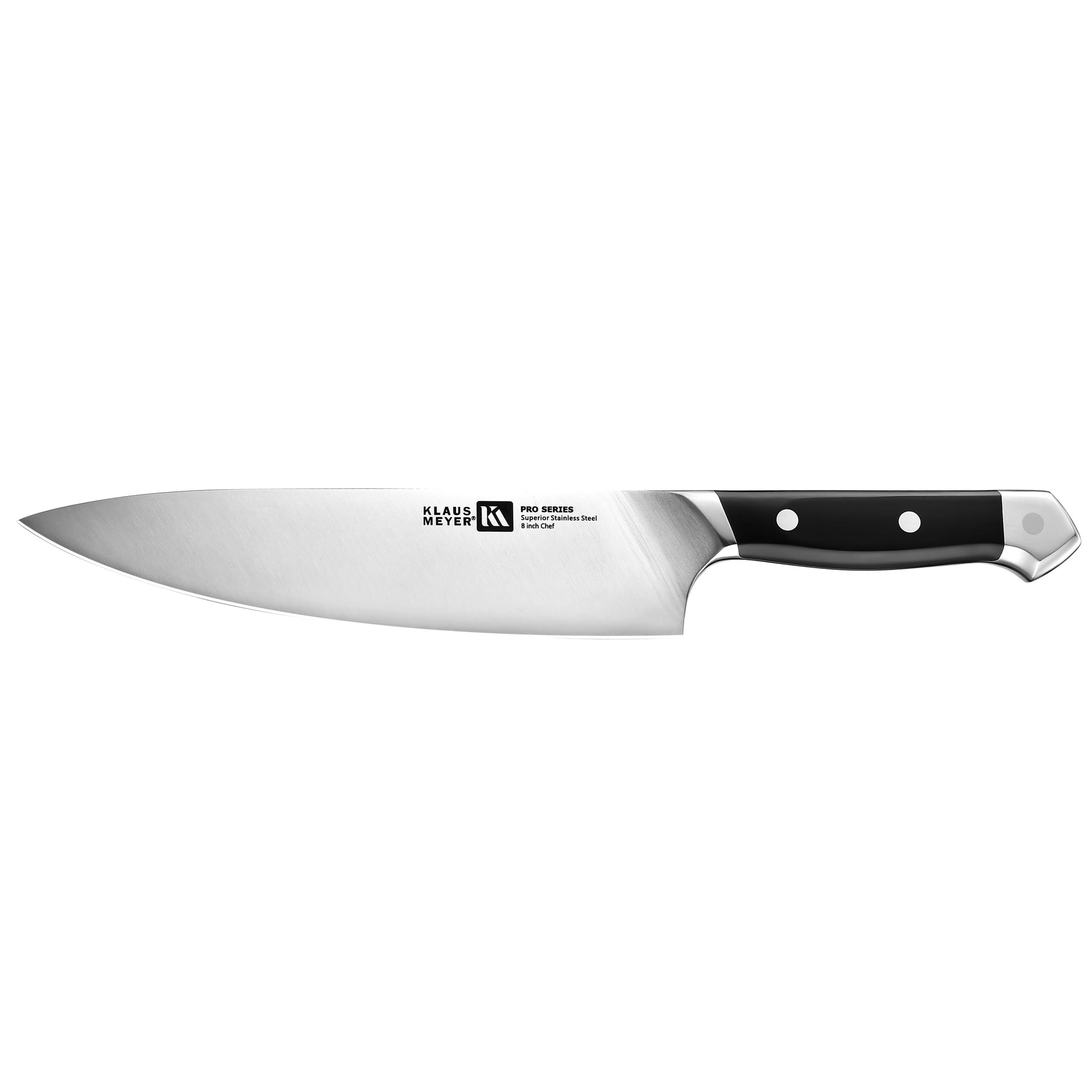 Klaus Meyer PRO 8 inch chef knife triple rivet handle