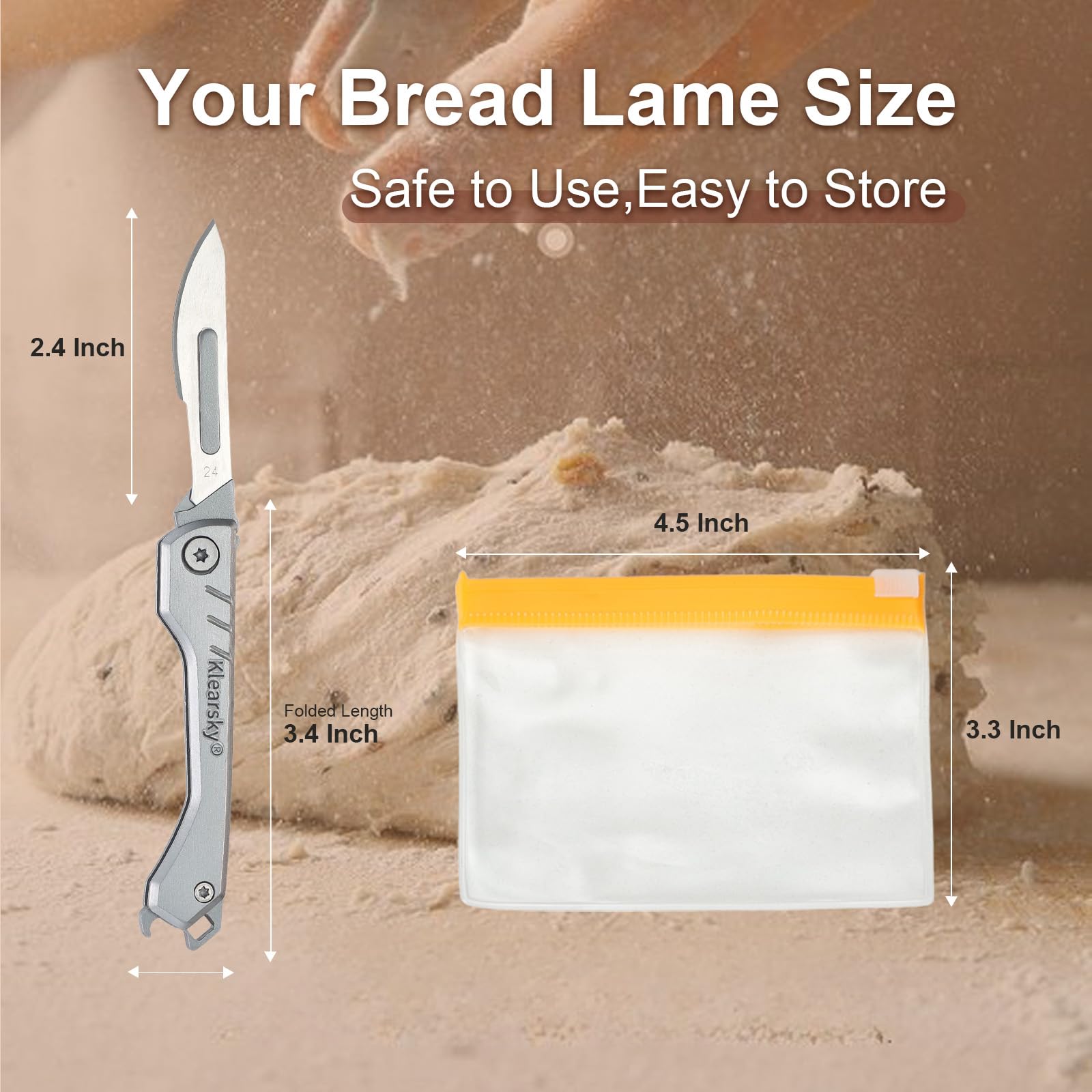 Klearsky bread lame high-carbon steel blade set