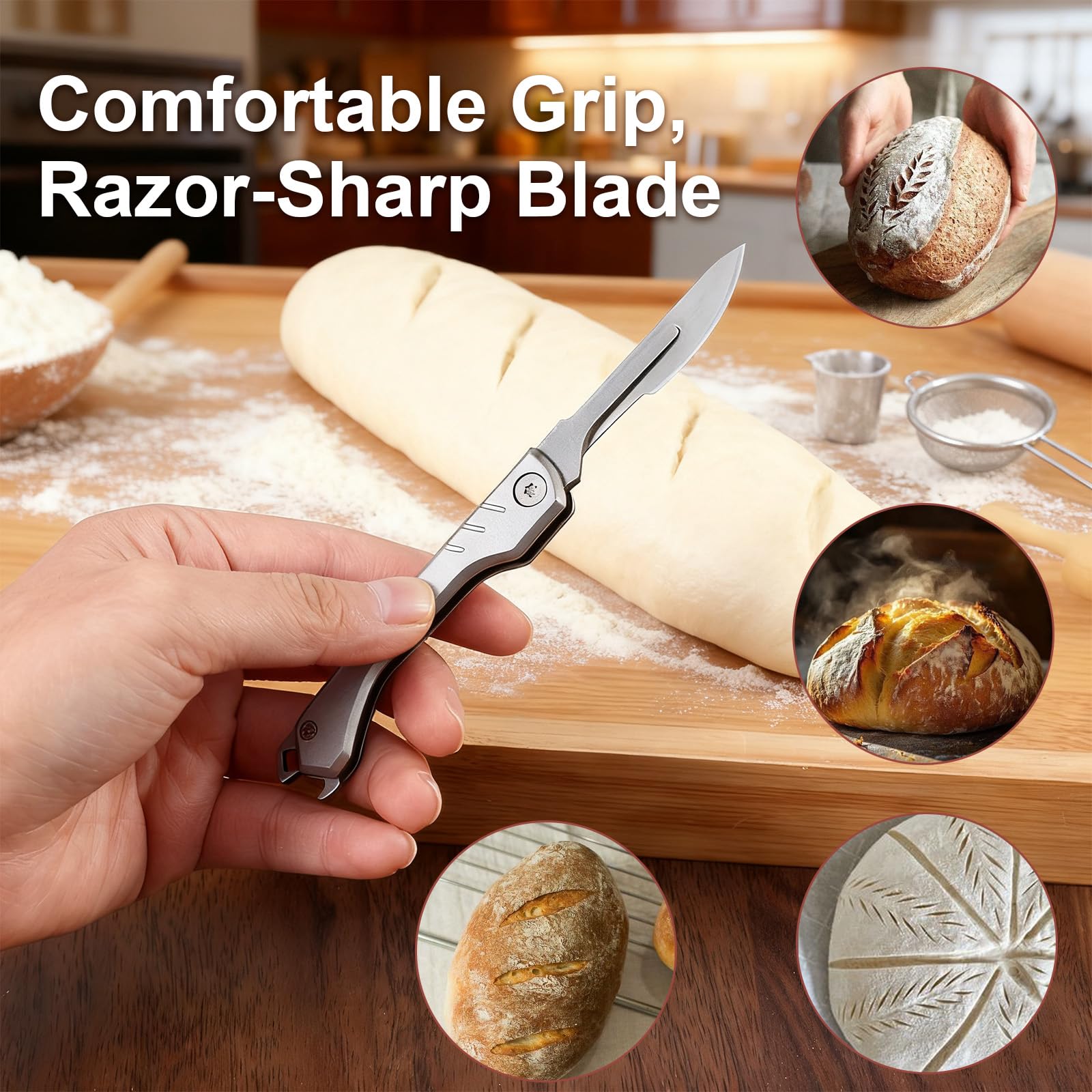 Klearsky textured ergonomic handle for control