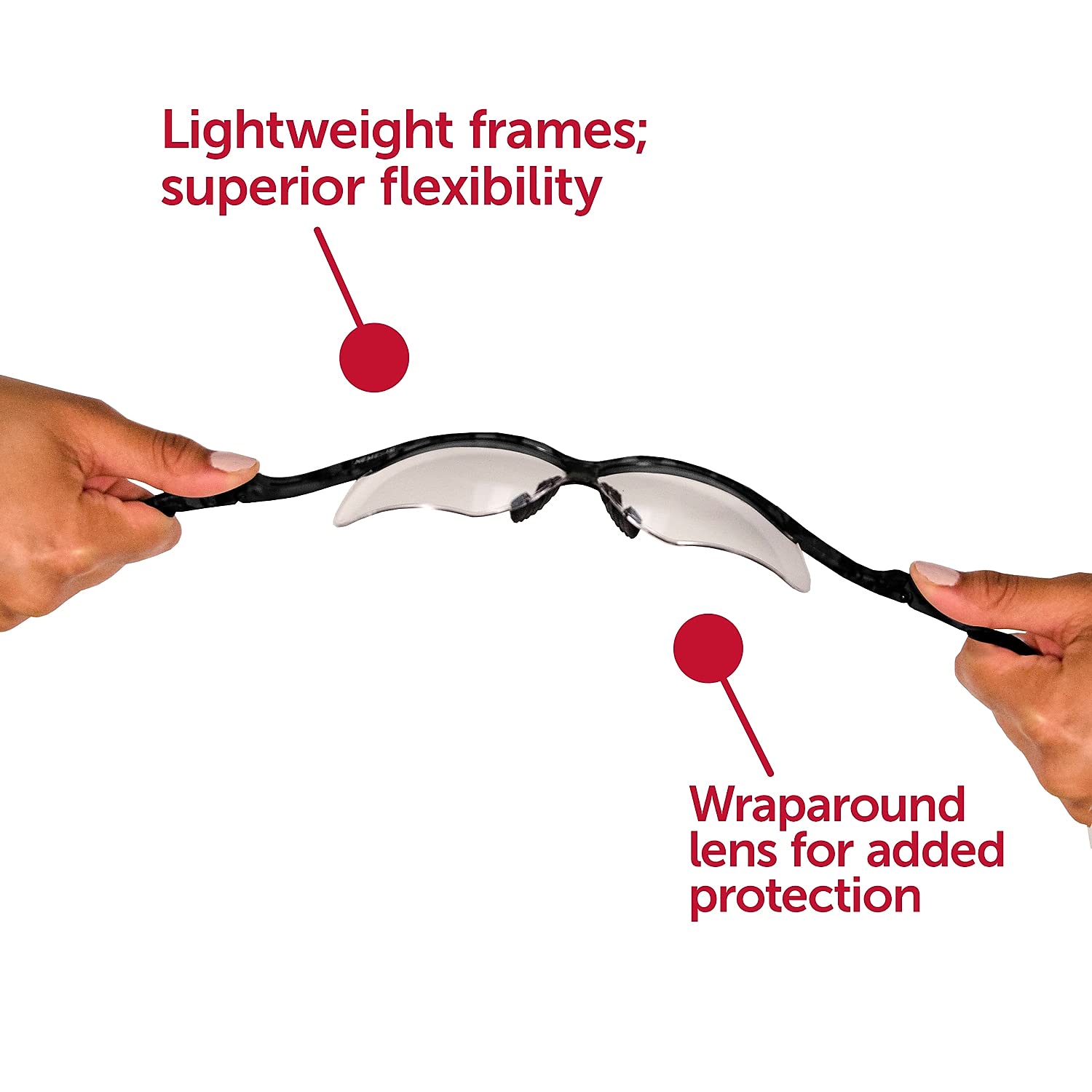 KleenGuard Nemesis eyewear scratch-resistant lens
