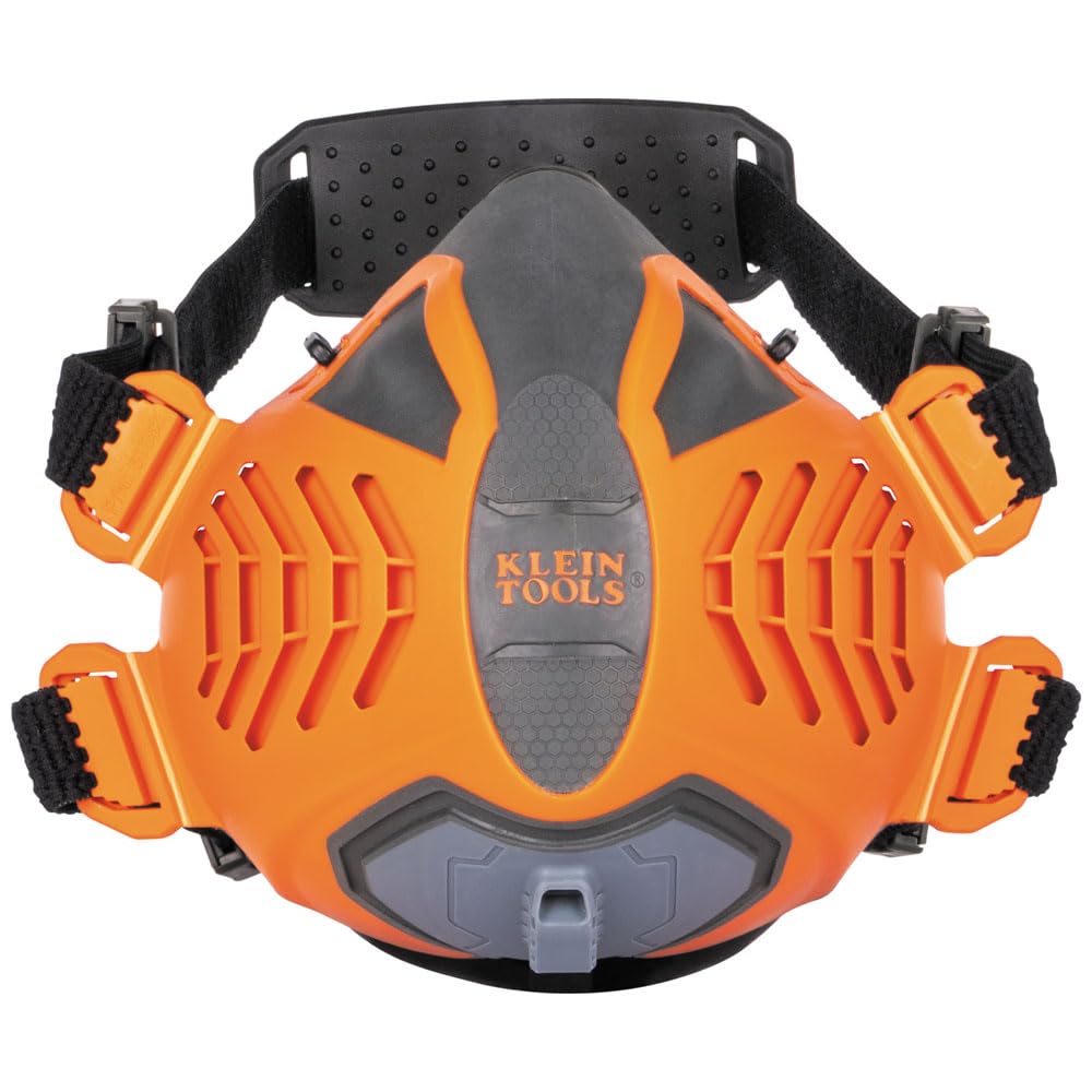 Klein Tools metal fumes P100 respirator in use