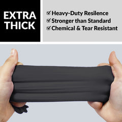 Multipurpose nitrile gloves suitable for medical dental food processing and cleaning
