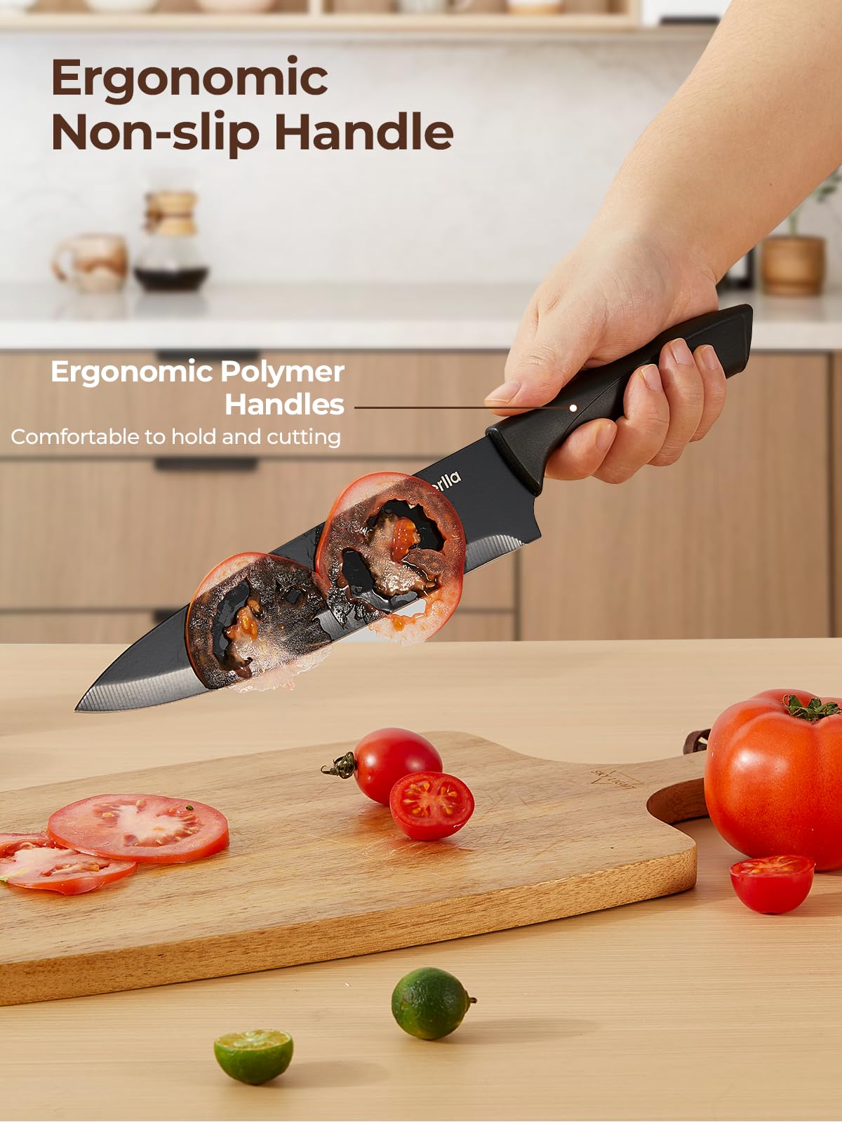 PP material knife block storing blades safely