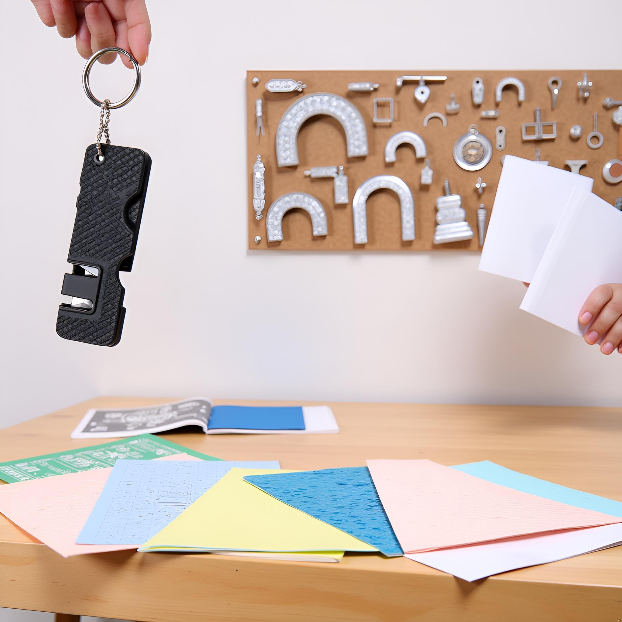 Travel friendly sharpener for camping trips and hikes