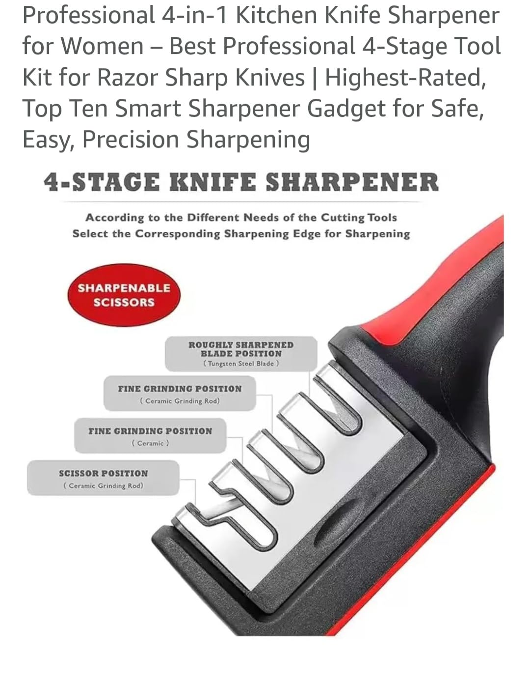 gift-ready sharpener for cooks chefs fishermen and crafters